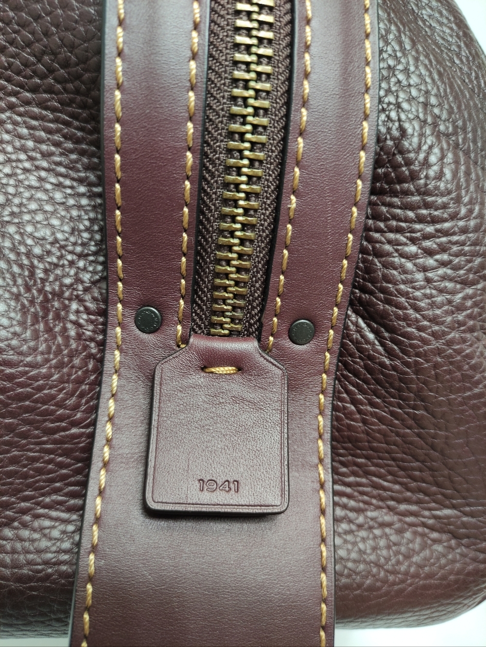 Coach F58119 Rogue Satchel 36 in Oxblood EUC - Picture 7 of 16